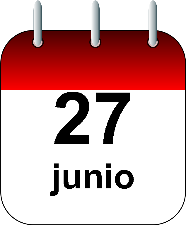 27 de junio - Calendario