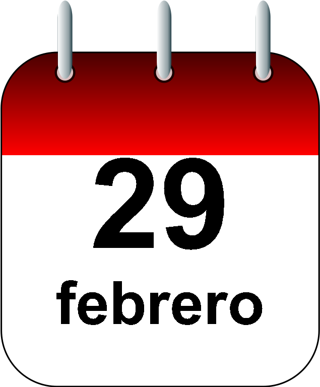 Que se celebra el 29 de febrero Calendario