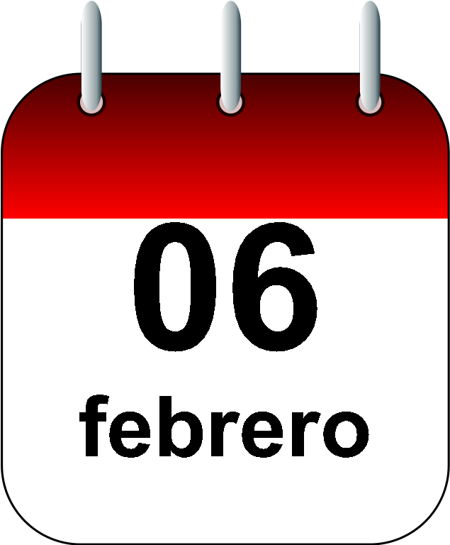 6 De Febrero Calendario