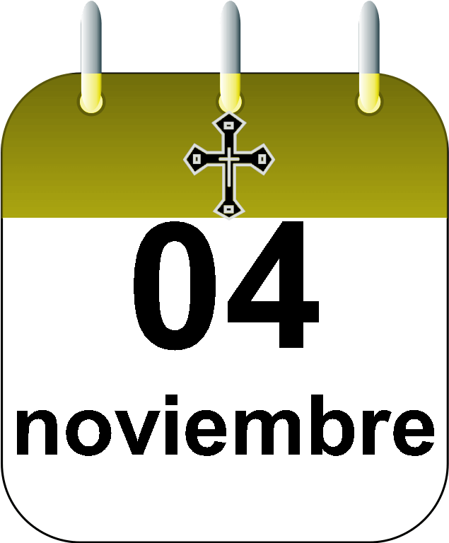 Santoral 4 de noviembre Calendario